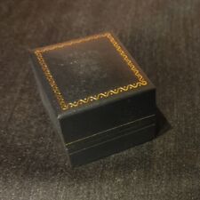 Black Leatherette Ring Gift Box Lot Of 6