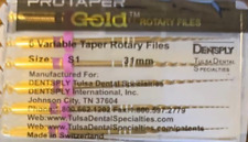 Protaper Gold Rotary Files 31mm S1 Dentsply Tulsa Assorted Endodontics Endo