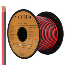 100ft 162 Gauge Red Black Cable Hookup Electrical Wire 16awg 2 Conductor