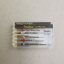 Protaper Gold Rotary Files 25mm Sx-f3 Dentsply Tulsa Assorted Endodontics Endo