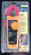Fluke 302 Ac Current Acdc Voltage Digital Clamp Meter With Carrying Case New