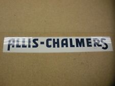 Allis Chalmers Decal Black 1 12 X 12 Long A S - New Free Shipping
