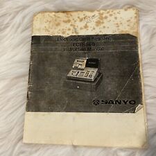 Vintage Sanyo Electric Cash Register Ecr 360 Manual Only