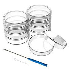 90mm Glass Petri Dishes With Lids 10 Pcs Autoclavable Lab Petri Plates With ...
