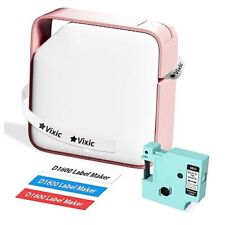 Label Maker - D1600 Label Maker Machine - Portable Bluetooth Label Pink