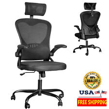 Home Office Chair Mesh Task Chair Swivel Executive Computer Desk Seat Wheadrest