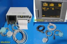 Ge 120 Series Model 0128 Maternal Fetal Monitor W Us Toco Transducers 34009