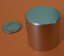2 Powerful Grade N50 1x1 Inch Rare Earth Neodymium Cylinder Magnets