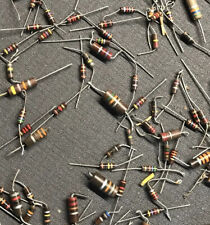 Large Lot Of Vintage Resistors Various Sizes Not Tested Estate Find