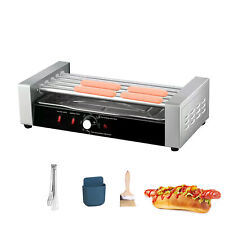 Commercial Electric 12 Hot Dog 5 Roller Grill Cooker Machine