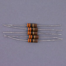 Lot Of 5 Vintage Allen Bradley 33 Ohm Resistor 1w Watt 5 Nos Carbon Comp Tested