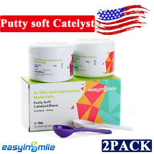 2x400g Dental Silicone Impression Material Putty Soft Catalystbase Easyinsmile