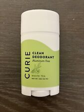 Curie Natural Deodorant Stick For Men And Women Aluminum-free White Tea 2 Oz