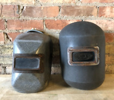 2 Vtg Welding Helmets - Air Reduction Sales Co Jackson Products - Steampunk