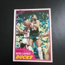 1981 Topps 25 Bob Lanier Milwaukee Bucks Center