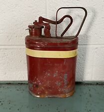 Vintage Eagle Mfg Co No 1401 Steel 1 Gallon Safety Gas Can Dispenser Red R