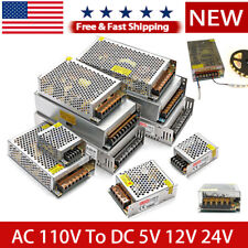 Switch Power Supply Transformer Ac 110v To Dc 5v 12v 24v For Led Strip Lights