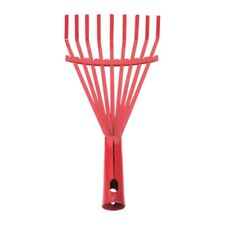 Carbon Steel Grass Rake Hand Rake Wire Broom For Leaf Cleaning Garden Tool