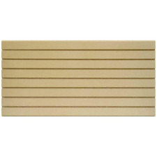2 X 4 Ft. Paintable Slatwall Easy Panel 2 Piece Per Box Smooth Paintable Surface
