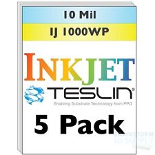 Inkjet Teslin Synthetic Paper For Making Pvc-like Id Cards - 5 Sheets