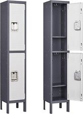 Metal Lockers Storage Cabinet 1-5 Doors Locker For Office School Gym Hotel Home