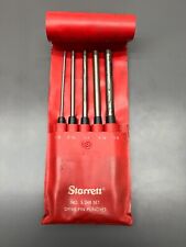 C L.s. Starrett No. S248 S 248 5pc Drive Pin Punches Set 18-38 - Vgc Usa