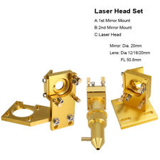 Co2 Laser Head Set Mirror Lens 12mm 2 Mount K40 5030 6040 Laser Engraver Cutter