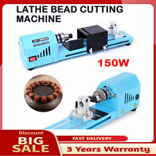 Mini Wood Lathe Machine Speed Adjustable Rotary Grinding Polishing Diy 150w