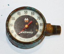 Vintage Gage Guage Fairway Water System Hot Cold Water 2 18 100 Limit