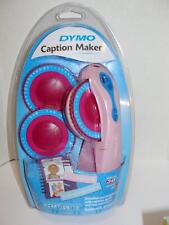 Dymo 3d Pink Caption Label Maker Scrapbooking Crafts 3 Text Wheels 1 Tape