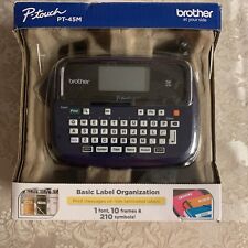 Brother P-touch Pt-45m Personal Handheld Label Maker Brand New
