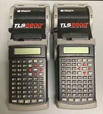 Lot Of 2 Brady Tls2200 Thermal Labeling Systems One Battery No Chargers