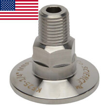 Kf-25 Nw-25 14 Npt Male Adapter Vacuum Fitting Ss304 Loco Science