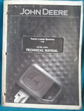 John Deere 110 Tractor Loader Backhoe Technical Service Shop Repair Manual Book
