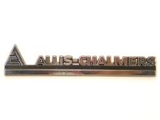 Allis Chalmers Chrome Emblem 7020 7045 7060 7080 7580 8550 8010 8030 8050 8070