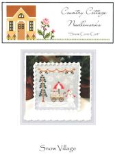 Country Cottage Needleworks Snow Cone Cart Snow Village Cross Stitch Chart Only