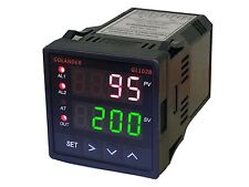 12v Dc Digital Pid Fc Temperature Controller With 2 Alarm Relays 116 Din