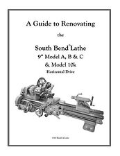 Rebuild Manual For South Bend Lathe 9 Model A B C Plus Model 10k Light 10