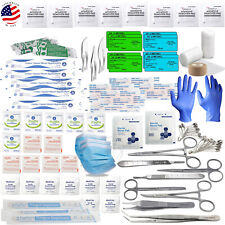 First Aid First Responder Trauma Kit Family Survival All Purpose First Aid 140pc