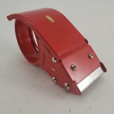 Handheld Clamshell Tape Dispenser Red Metal Nifty For Filament Tape Up To 2 W