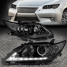 Led Drlfor 13-15 Lexus Es300h Es350 Oe Style Projector Headlights Smokedclear