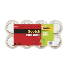 7010332415 - Scotch Sure Start Shipping Packaging Tape 3450-8 1.88x54.6 Yd 8ea