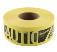 Yellow Caution Tape Empire Reinforced Durable 3in. X 500 Ft. Full Roll