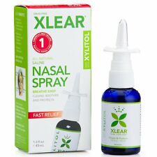 Xlear 3 Pack Xylitol Saline Nasal Spray Fast Relief 1.5 Fl Oz 45 Ml