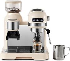 Neretva 20 Bar Espresso Coffee Machine With Grinder Steam Wand58mm Portafilter