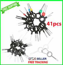 41pcs Wire Terminal Removal Tool Car Electrical Wiring Crimp Connector Pin Key