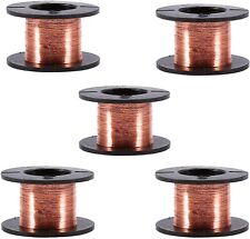 Enameled Copper Wire 5pcs Magnet Wire 0.1mm Thickness 12m Length Winding Wir...