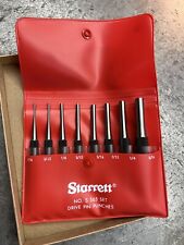 Starrett 52587 S565pc 8pc Drive Pin Punch Set Sizes 116 - 516