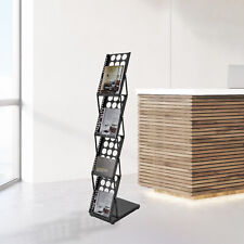 Advertising Poster Exhibitions Tiered Shelf Magazine Rack Brochure Display Stand