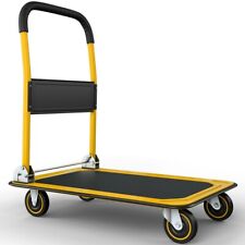 Folding Hand Truck Dolly Cart With Wheels Luggage Cart Trolley Moving 660 Lbs